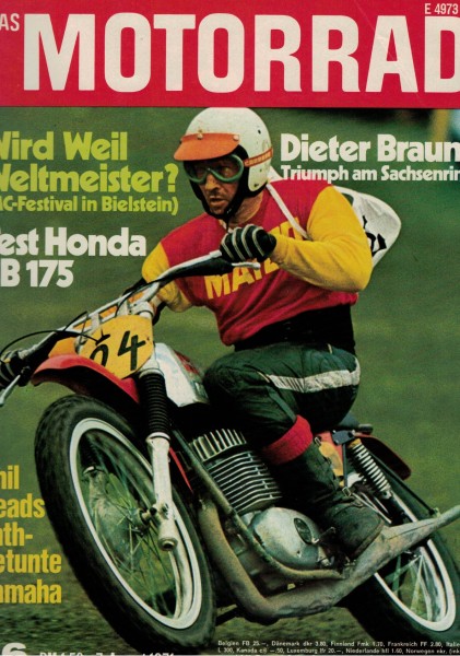 Das Motorrad - 1971 - Heft 16 - Honda CB 175