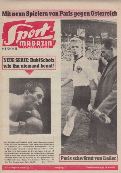Sport Magazin - 1958 44 B - 30.10.1958