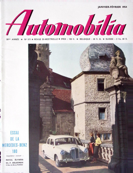 Automobilia - Janvier/Fevrier 1954 - No. 571