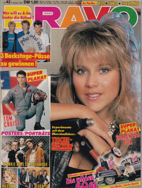 Bravo - 1986 Nr. 42 - 09.10.1986 - Def Leopard, Owen Paul, Gerhard Berger, Limahl, C.C. Catch