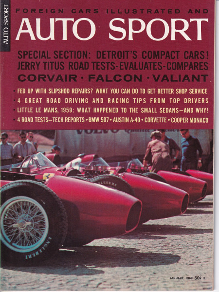 Auto Sport - Foreign Cars Illustrated - 1960 January - Vol. 3 No.1
