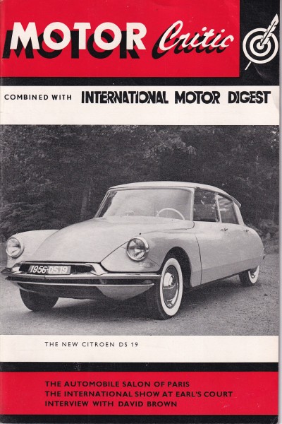 Motor Critic - 1955 October - combined with International Motor Digest