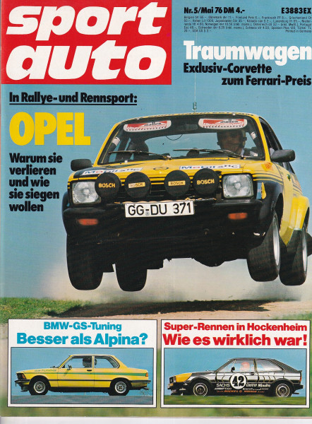 sport auto - 1976 Mai