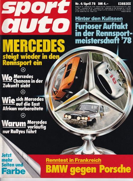 sport auto - 1978 April