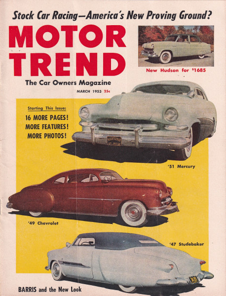 Motor Trend - 1953 March