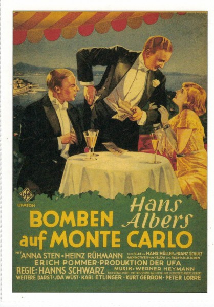 Cinema Filmkarte "Bomben auf Monte Carlo"