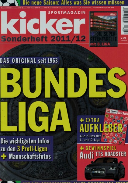 Kicker Sonderheft Bundesliga 2011/12