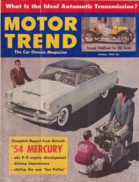 Motor Trend - 1954 January