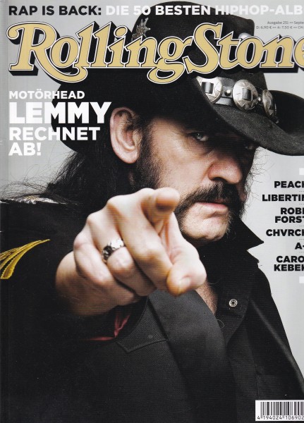 Rolling Stone 2015-09 September - Ausgabe 251 - Motörhead, Peaches, Libertines, A-HA - mit CD