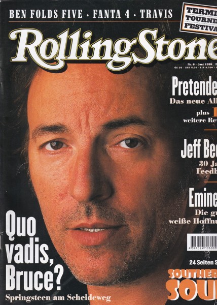 Rolling Stone 1999-06 Juni - Ausgabe 56 - Bruce Springsteen, Pretenders, Jeff Beck, Eminem - mit CD