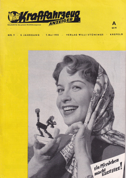 Wistü Kraftfahrzeug Anzeiger - 07. Mai 1955 - Nr. 9