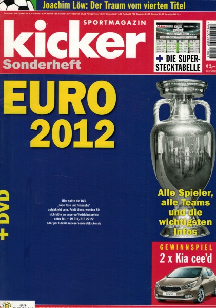 Kicker Sonderheft EURO 2012