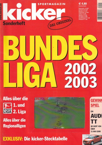Kicker Sonderheft Bundesliga 2002/03