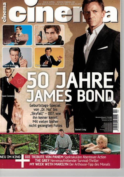 Cinema Zeitschrift, Heft Nr. 407 April 2012, 50 Jahre James Bond