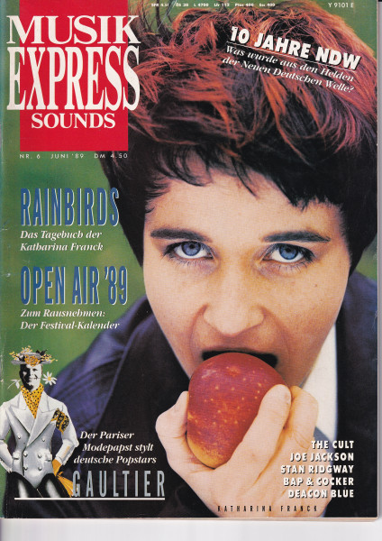 Musik Express Sounds - 1989 Juni - Rainbirds, The Cult, Joe Jackson, Stan Ridgway, Deacon Blue