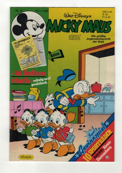 Micky Maus 1985 Nr. 47 / 16.11.1985