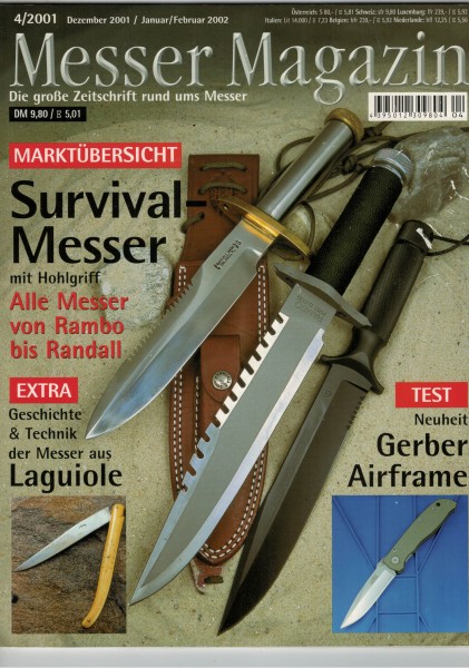 Messer Magazin, 2001/04, Dezember 2001/Januar/Februar 2002
