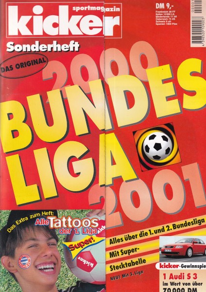 Kicker Sonderheft Bundesliga 2000/01