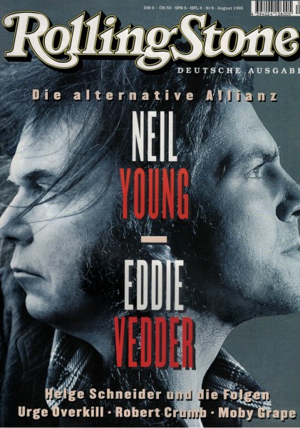 Rolling Stone 1995-08 August - Ausgabe 10 - Neil Young, Eddie Vedder, Helge Schneider, Urge Overkill