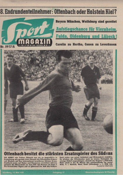 Sport Magazin - 1957 19 A - 15. Mai 1957