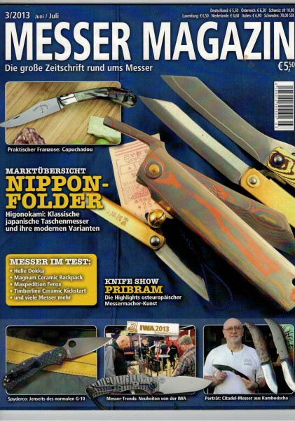 Messer Magazin, 2013/03, Juni/Juli