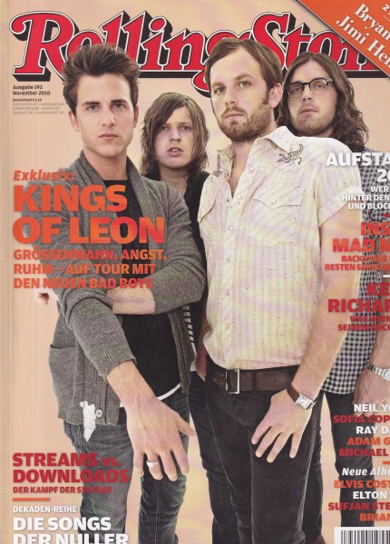 Rolling Stone 2010-11 November - Ausgabe 193 - Kings of Leon, Bryan Ferry, Jimi Hendrix - mit CD