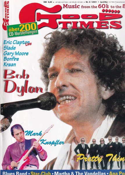 Good Times Ausgabe Nr. 51 - 2001/2 - Bob Dylan, Mark Knopfler, Pretty Things, Blues Band