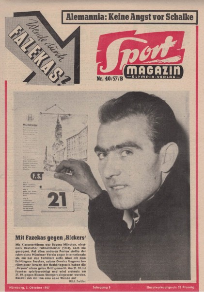 Sport Magazin - 1957 40 B - 03.10.1957