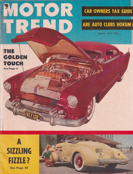 Motor Trend - 1954 March