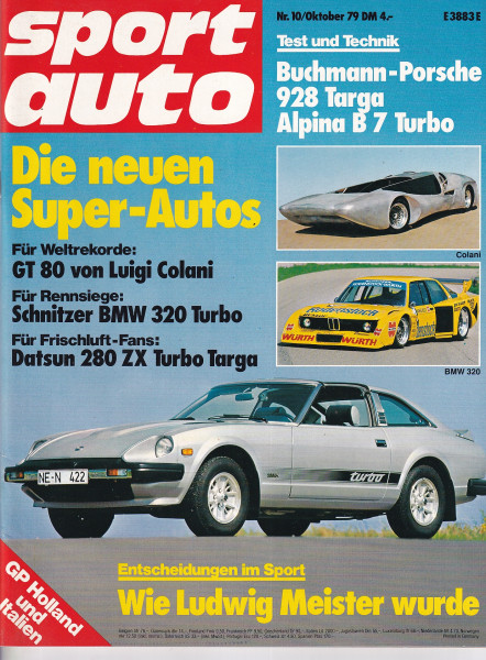 sport auto - 1979 Oktober