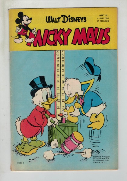 Micky Maus 1963 Nr. 18 / 04.05.1963
