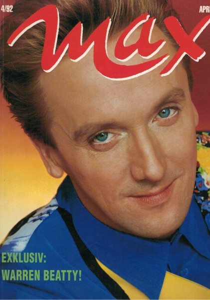 Max - Das Lifestyle-Magazin, 1992-04, Marius Müller-Westernhagen