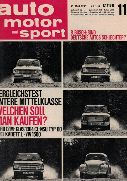 Auto Motor und Sport 1967 Heft 11-27.05.1967