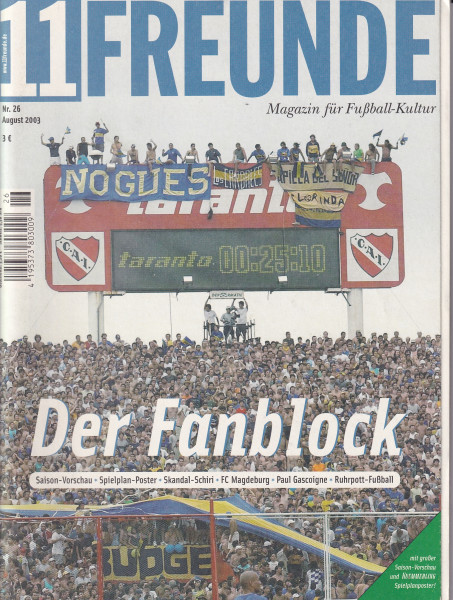 11 Freunde - Heft Nr. 026 - 08 August 2003