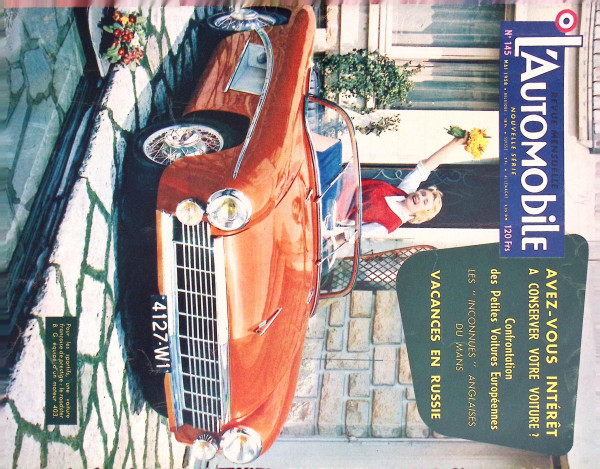 L´Automobile No. 145 - Mai 1958