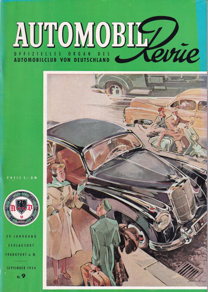 Automobil Revue - Automobilclub von Deutschland - September 1954