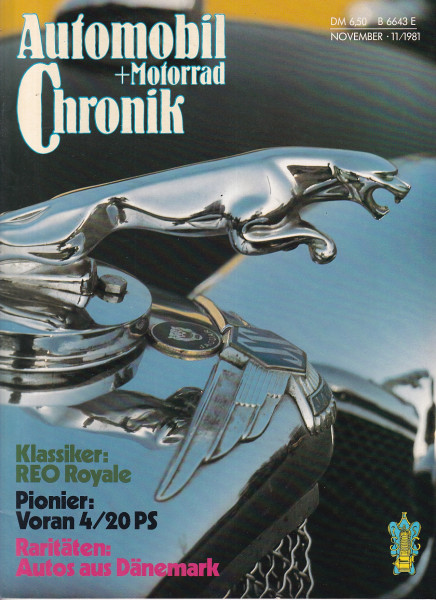 Automobil und Motorrad Chronik - 1981 - November