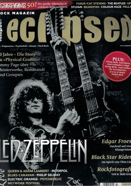 eclipsed Rock Magazin Nr. 168, 03-2015, mit CD, Led Zepperlin