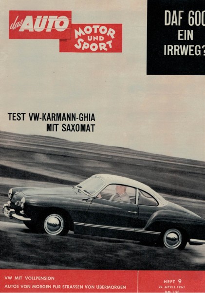 Auto Motor und Sport 1961 Heft 09-22.04.1961