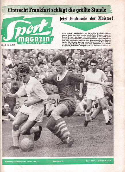 Sport Magazin - 1960 21 A - 16. Mai 1960