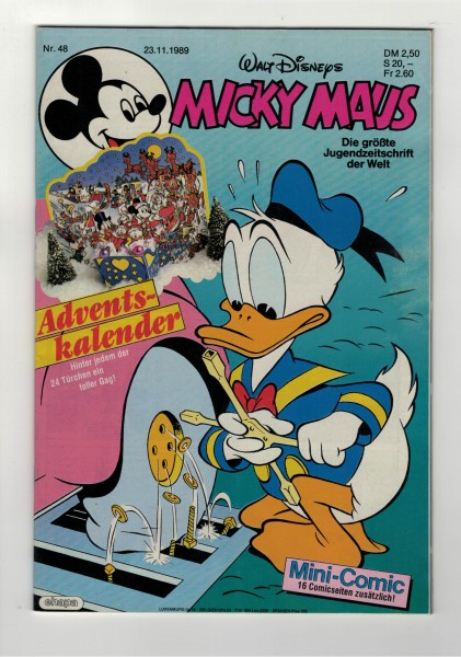 Micky Maus 1989 Nr. 48 / 23.11.1989