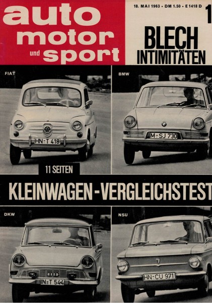 Auto Motor und Sport 1963 Heft 10 - 18.05.1963
