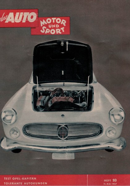 Auto Motor und Sport 1957 Heft 10 - 11.05.1957 - Opel-Kapitän