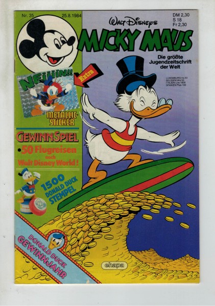 Micky Maus 1984 Nr. 35 / 25.08.1984