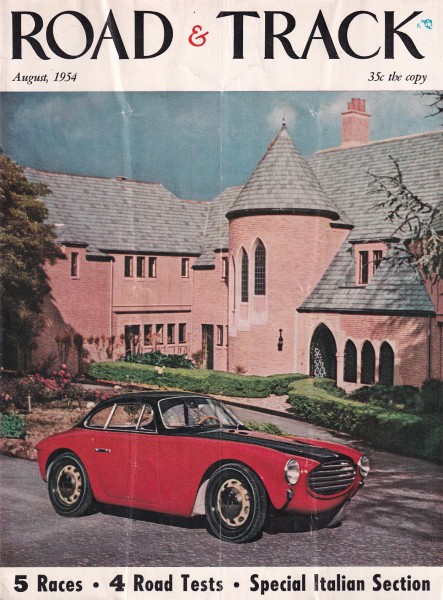Road & Track - 1954 August - Moretti Coupe, Nash Metropolitan, Volkswagen Sedan, Austin A-30 Sedan