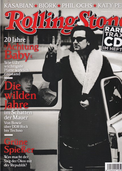 Rolling Stone 2011-08 August - Ausgabe 202 - U2, Kasabian, Björk, Phil Ochs, Katy Perry -mit CD