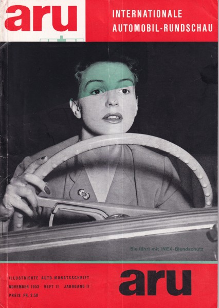 aru - Internationale Automobil-Rundschau - 1953 November - Opel Kapitän 1954, Ford X-100, Mercedes-B
