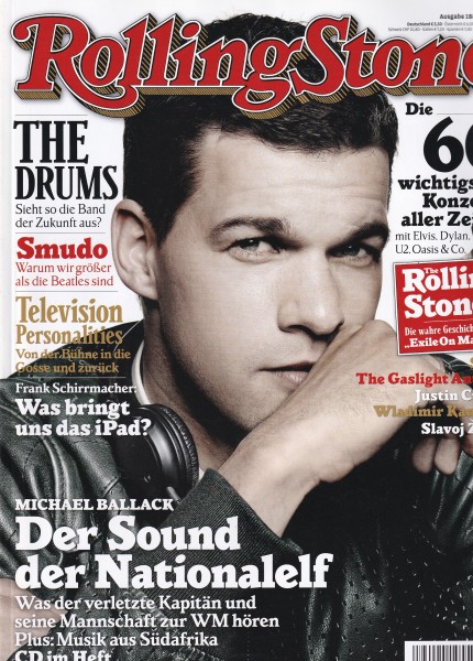 Rolling Stone 2010-06 Juni - Ausgabe 188 - The Drums, Smudo, Slash, Justin Currie - mit CD