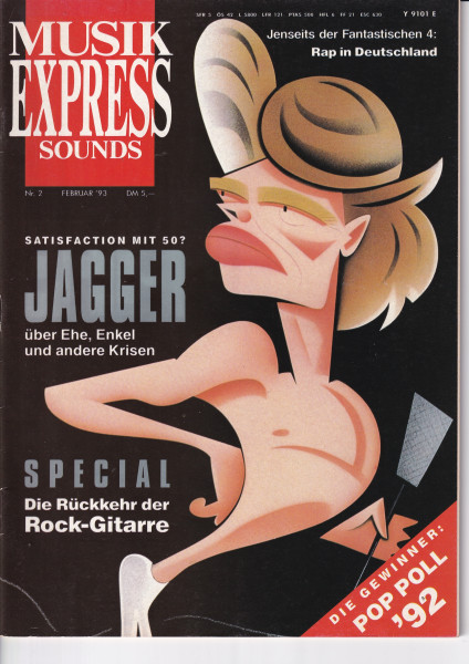 Musik Express Sounds - 1993 Februar - Mick Jagger, Die Fantastischen Vier
