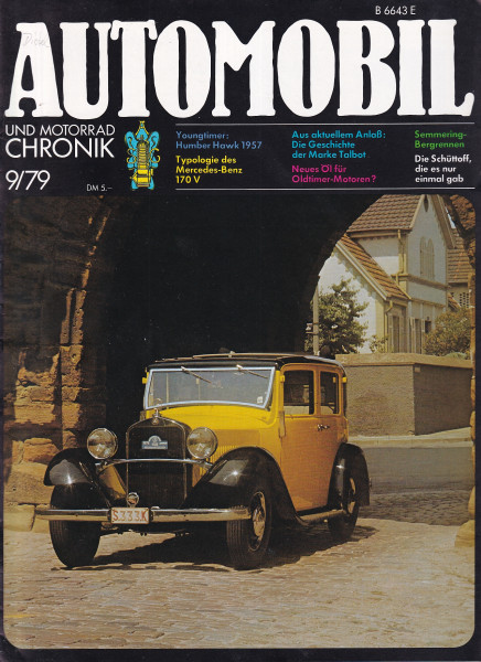 Automobil und Motorrad Chronik - 1979 - 09